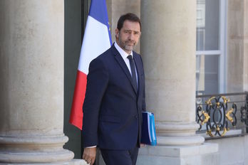 Christophe Castaner, este miércoles en El Elíseo. (LUDOVIC MARIN / AFP)