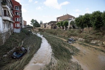 :La fuertes lluvias caídas desde primeras horas de la tarde de ayer han causado importantes daños materiales. (Iñigo Uriz/ Foku)