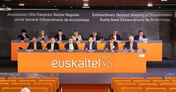 La junta de accionistas se celebró el miércoles en Derio. (EUSKALTEL)