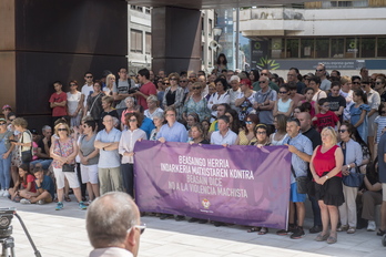 Beasainen sexu erasoaren kontra egindako protesta. (Gorka RUBIO/FOKU) 