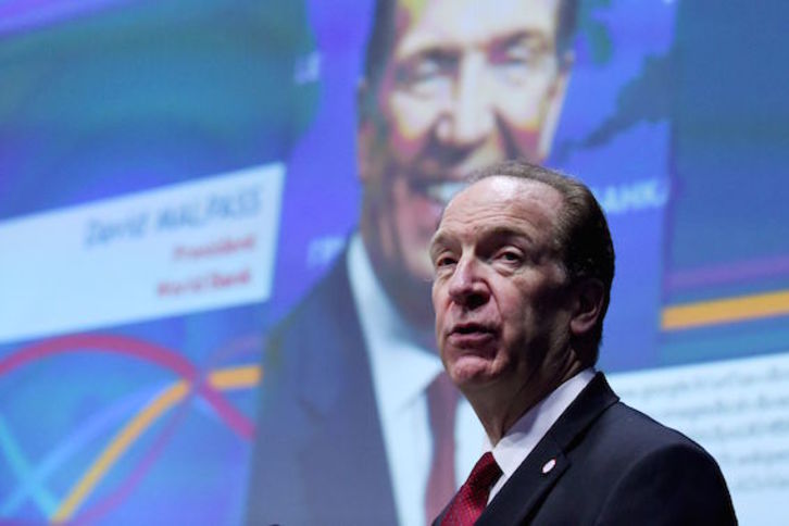 El presidente del Banco Mundial, David Malpass. (Eric PIERMONT/AFP)