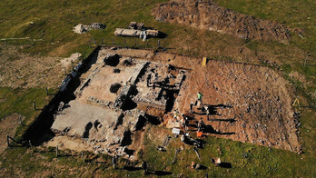 Imagen de las termas de Zaldua localizadas por Aranzadi. (ARANZADI)