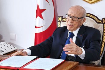 El presidente de Túnez, Beji Caid Essebsi, ha muerto este jueves. (Slim ABID / AFP)