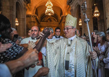El cardenal Jaime Ortega, en una imagen de archivo de 2016. (Yamil LAGE/AFP)