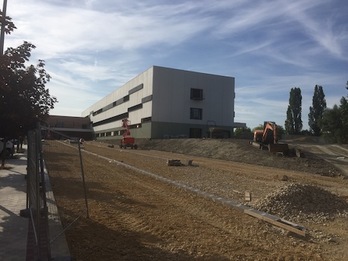 Vista del nuevo Instituto de Sarriguren. (GOBIERNO DE NAFARROA)