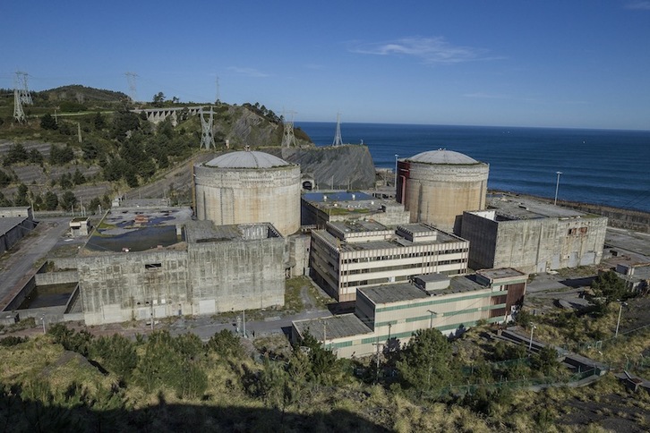 Las instalaciones y terreno de la proyectada central nuclear. (Aritz LOIOLA | FOKU)