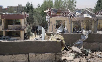Al menos 18 personas han muerto y unas cien han resultado heridas en Kabul. (AFP)
