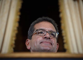 El hasta este miércoles gobernador de Puerto Rico, Pedro Pierluisi(Eric ROJAS/AFP)