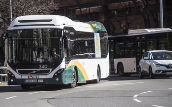 Un autobús de transporte público. (Jagoba MANTEROLA/FOKU)