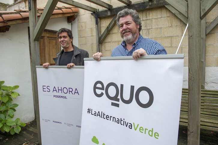 López de Uralde, en un acto de Equo en 2015. (Juanan RUIZ | FOKU)