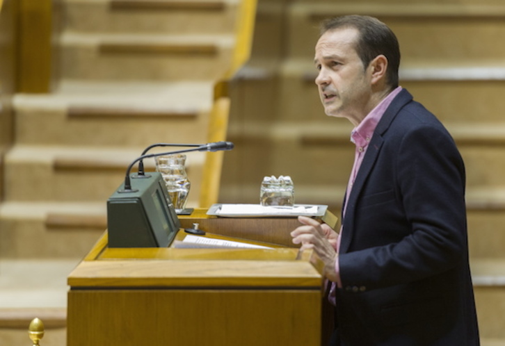 José Ramón Becerra, parlamentario de Equo en Elkarrekin Podemos. (Juanan RUIZ/FOKU)