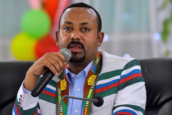 El primer ministro etíope, Abiy Ahmed Ali, el pasado 15 de setiembre. (Michael TEWELDE/AFP)