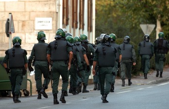 Guardia zibilak, Berako kaleetan. (Jagoba MANTEROLA | FOKU)