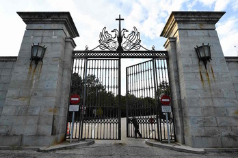 Entrada al Valle de los Caídos. (Óscar del POZO/AFP)