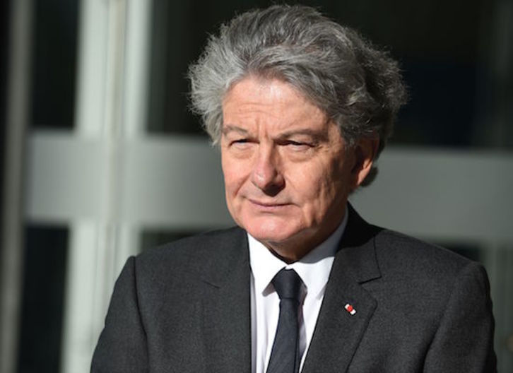 El exministro Thierry Breton. (Eric PIERMONT/AFP)