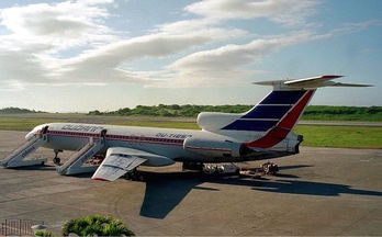 Avión de Cubana de Aviación. (Regis SIBILE)
