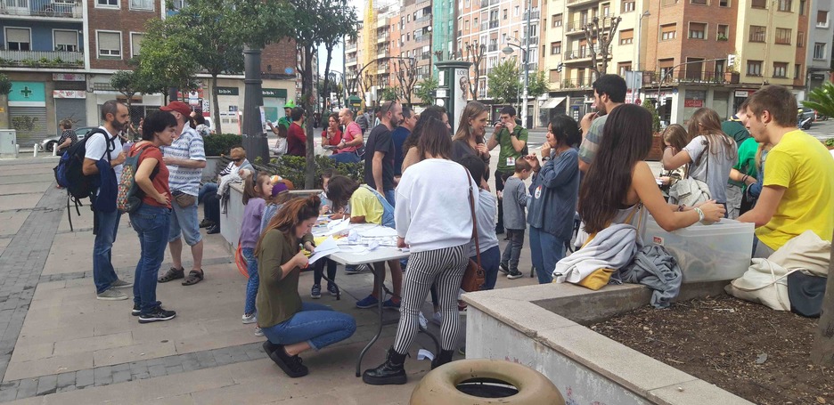 Ambiente en la fiesta reivindicativa. (@goikodeustu)