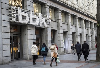 Sede de la Fundación BBK en Bilbo, donde se ha desarrollado la reunión. (Marisol RAMIREZ | FOKU)