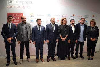 Aragònes ha asistido al acto de entrega de las Medallas de Honor y los XII Premios Carles Ferrer Salat. (@govern) 