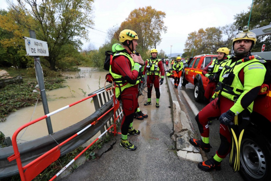 Zona de Le Muy, donde ha fallecido una persona. (Valery HACHE / AFP)