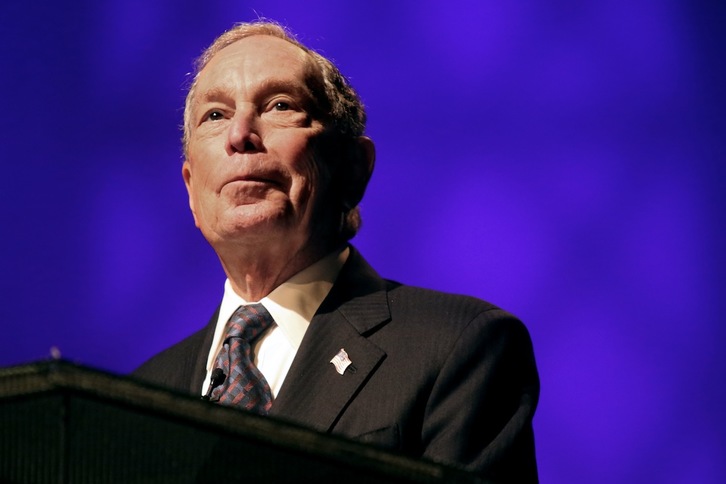 Michael Bloomberg entra en liza para la nominación presidencial por el Partido Demócrata. (Yana Paskova | AFP)