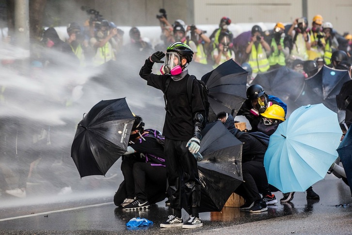 Las protestas en Hong Kong llegan ya al sexto mes. (Isaac LAWRENCE-AFP) 