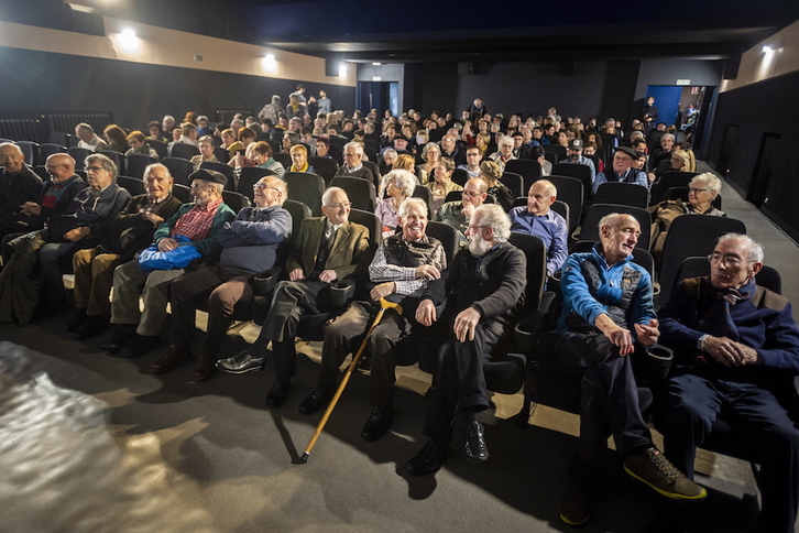 Algunos de los excuras que pasaron por la cárcel de Zamora, hoy en Irudienea. (Jaizki FONTANEDA I FOKU)