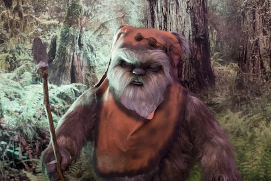 Un ewok con su lanza. (Iñigo URIZ/FOKU)