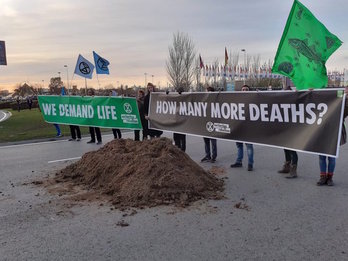 Protesta de Extinction Rebellion en Madrid. (@EsXrebellion)