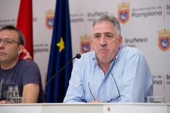 Asiron ha anunciado que EH Bildu no apoyará los Presupuestos de Navarra Suma para Iruñea. (Iñigo URIZ/FOKU)
