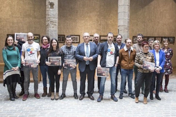 Entrega de los premios del XXIX Certamen Literario en Euskara de Iruñea. (AYUNTAMIENTO DE IRUÑEA)