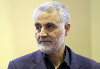 Qasem Souleimani, comandante de la fuerza al Quds, el cuerpo de operaciones clandestinas de Irán. (Mehdi GHASEMI /AFP). 