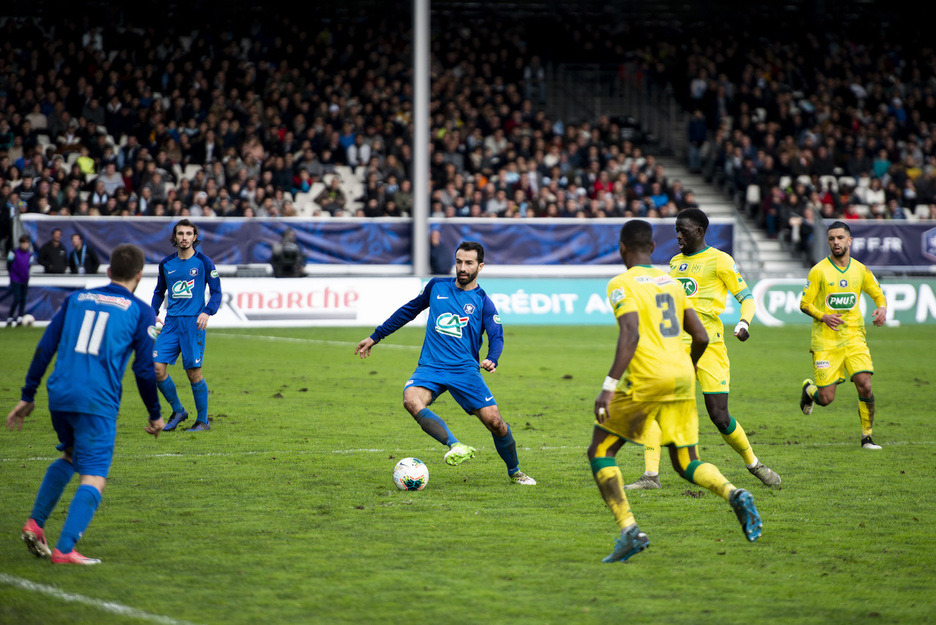 Dans les dix dernières minutes, les Bayonnais se sont procurés plusieurs occasion d'égaliser. En vain. © Guillaume FAUVEAU