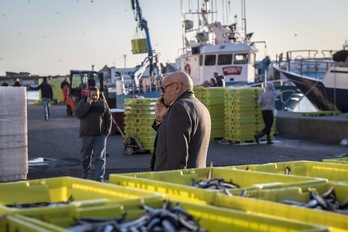 Campaña de la anchoa en el puerto de Ondarroa. (Gorka RUBIO / FOKU)