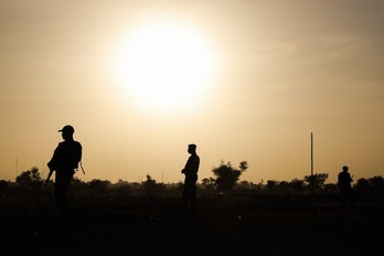 Soldados nigerinos, en una imagen de archivo. (Ludovic MARIN / AFP)