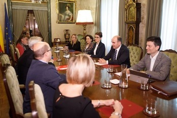 Reunión del Consejo del Diálogo Social de Nafarroa. (GOBIERNO DE NAFARROA)