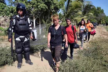 Migrantes en México. (Alfredo ESTRELLA/AFP)