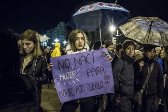 Movilización contra la violencia machista. (Aritz LOIOLA | FOKU)