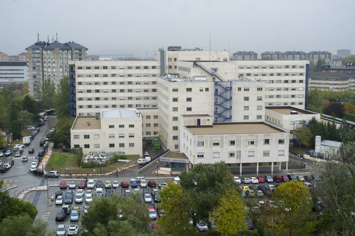 Imagen de archivo del hospital Txagorritxu de Gasteiz. (Juanan RUIZ/FOKU)