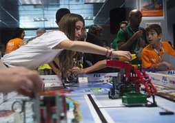 First Lego League-ko zazpigarren edizioko irudia, Derion. (Luis JAUREGIALTZO)