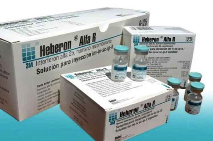 El medicamento cubano es un antiviral utilizado para combatir infecciones respiratorias. 
