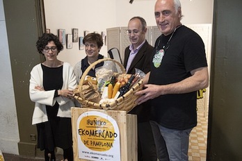 Presentación del Ekomercado de Iruñea. (Jagoba MANTEROLA/FOKU)