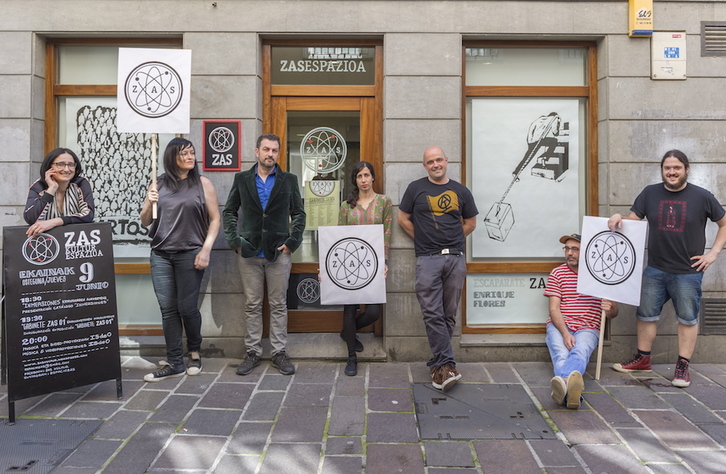 Imagen de archivo de la apertura del espacio cultural ZAS, en Gasteiz. (Juanan RUIZ I FOKU)