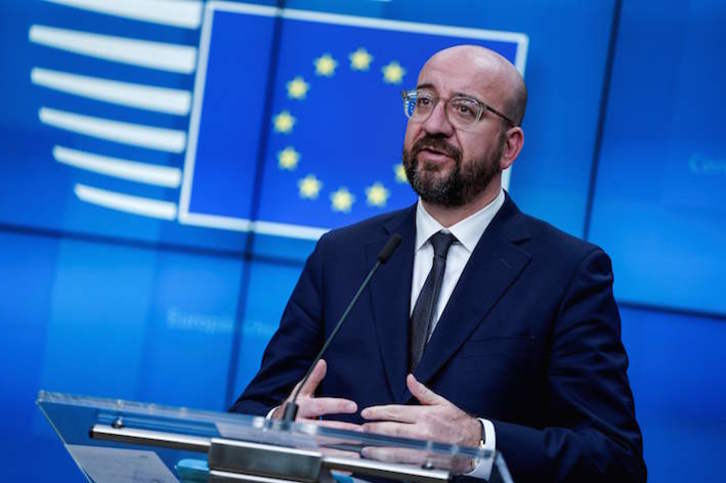 Charles Michel, presidente del Consejo Europeo. (Kenzo TRIBOUILLARD/AFP)