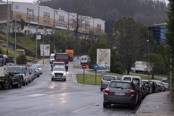 Un polígono industrial de Donostia. (Jon URBE | FOKU)