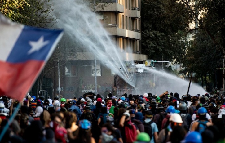 Imagen de archivo de las protestas convocadas en 2019. (Martin BERNETTI / AFP) 