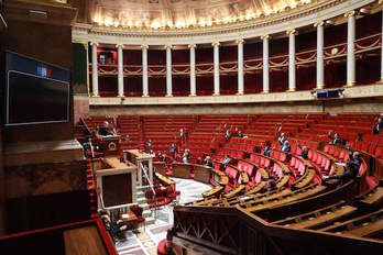 Pocos diputados en la Asamblea. (Ludovic MARIN / AFP)