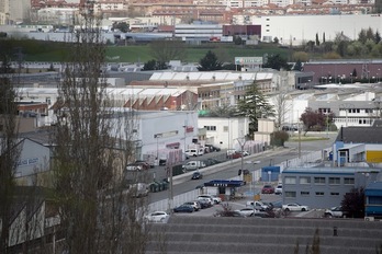 Polígono industrial Landaben, en Iruñea. (Iñigo URIZ | FOKU)