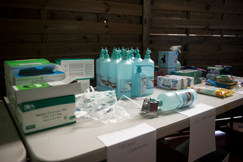 Jeudi 26 mars, l'Hôpital de Bayonne a lancé un appel à dons de matériel médical. © Guillaume FAUVEAU