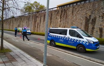 En dos semanas de estado de alarma, Policía Municipal ha controlado 4.150 vehículos. (POLICÍA MUNICIPAL DE IRUÑEA)